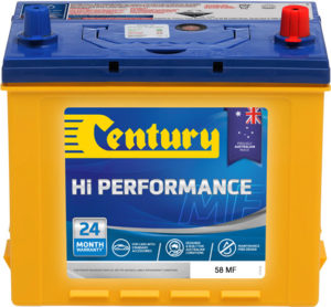 Century Hi Performance Car Battery 58 MF Car