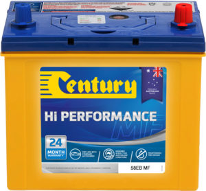 Century Hi Performance Car Battery 58EB MF Car