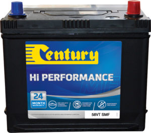 Century Hi Performance Car Battery 58VT SMF Car