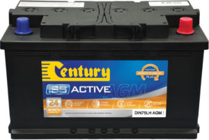 Century ISS Active AGM Car Battery DIN75LH AGM Car