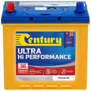 Century Ultra Hi Performance Car Battery 75D23R MF Car