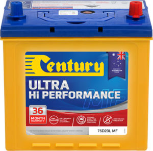 Century Ultra Hi Performance Car Battery 75D23L MF Car