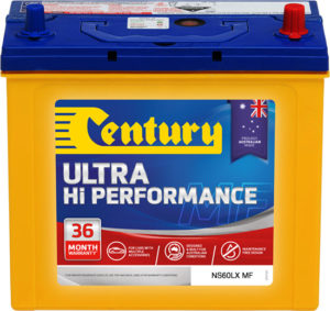 Century Ultra Hi Performance Car Battery NS60LX MF Car