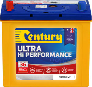 Century Ultra Hi Performance Car Battery NS60SX MF Car