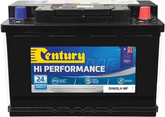 Century hi performance car deals battery 55d23l mf