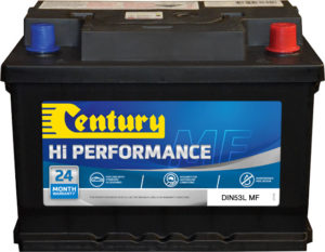 Century Hi Performance DIN Car Battery DIN53L MF Car