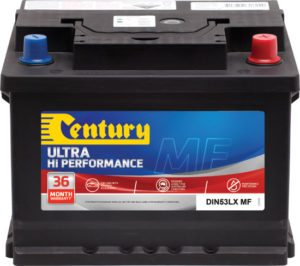 Century Ultra Hi Performance DIN Car Battery DIN53LX MF Car
