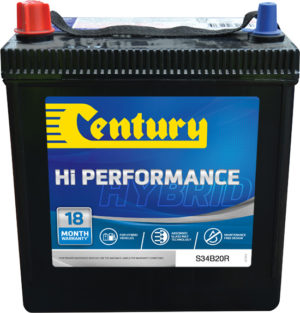 Century Hybrid Auxiliary Car Battery S34B20R Car