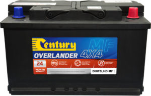 Century Overlander 4×4 Battery DIN75LHD MF 4x4/SUV